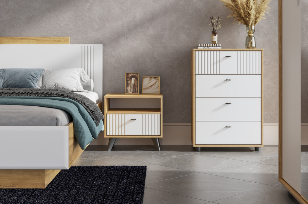 Тумба прикроватная SV-МЕБЕЛЬ (МС Милан К)