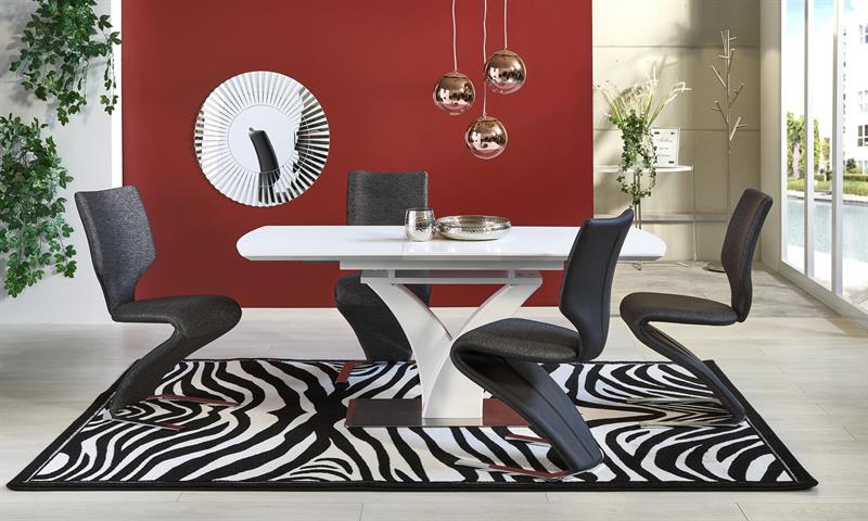 Стол обеденный HALMAR PALERMO белый мат