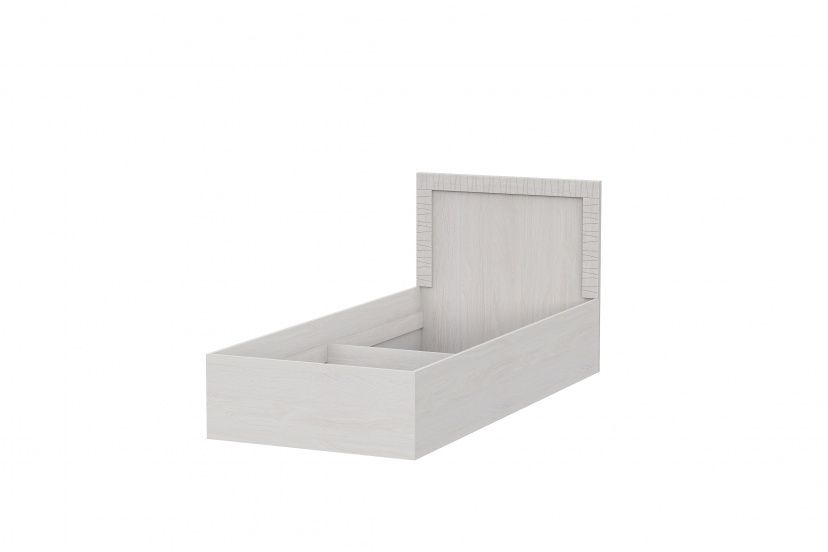 Кровать SV-МЕБЕЛЬ (МС Гамма 20 К) Серия №4 одинарная 0.9х2.0 Ясень анкор светлый/Сандал светлый