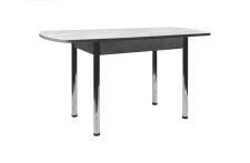 Стол ВВР Раздвижной пластиковый Лавант/Прямое хром, 110-150/70