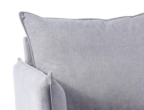 Диван SIGNAL FLORA Velvet Bluvel 14 серый/венге