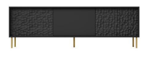 Тумба под теле/видео аппаратуру HALMAR BULLET RTV-1 180 черный/золотой