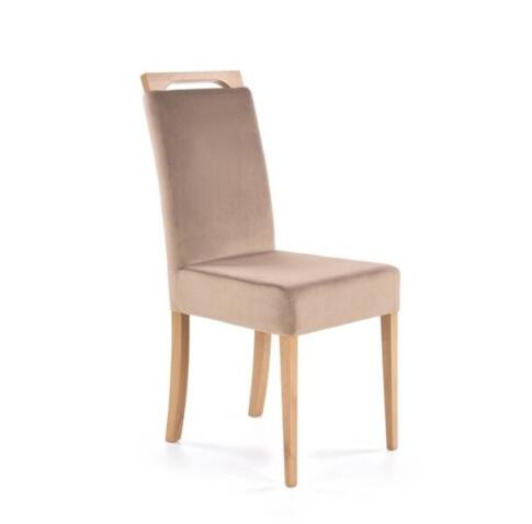 Стул HALMAR CLARION Monolith 09 бежевый/дуб медовый