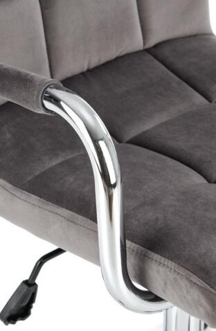 Кресло компьютерное HALMAR GONZO 4 серый/хром