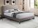 Кровать SIGNAL MALAGA Velvet Bluvel 40 темно-бежевый/черный 160/200