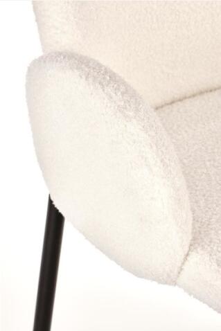 Стул HALMAR K477 кремовый/черный