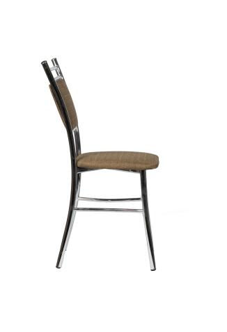 Стул ВВР Мажор коричневый/хром, рогожка