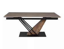 Стол обеденный SIGNAL GENESIS Legno эффект дерева/дуб/черный 160-220/90 Стол обеденный SIGNAL GENESIS Legno эффект дерева/дуб/черный 160-220/90