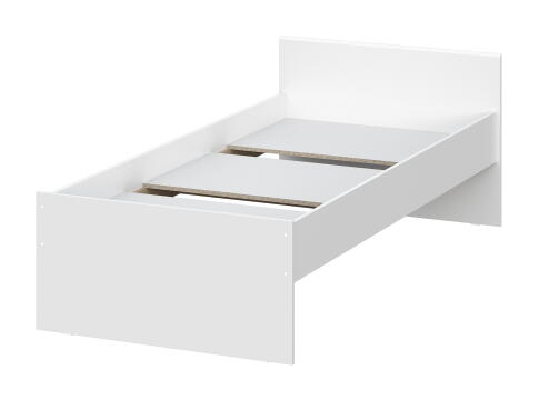 Кровать NN Мебель (МС Токио) Белый текстурный 90/200