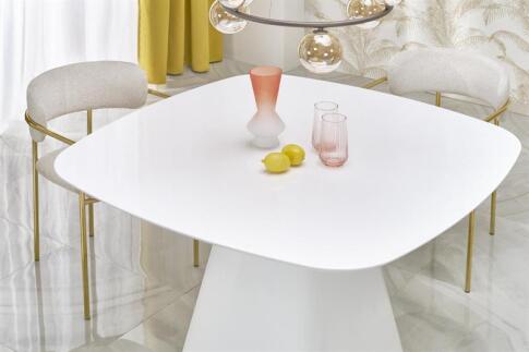 Стол обеденный HALMAR FLAVIO белый 120/120