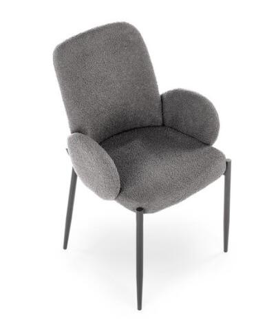 Стул HALMAR K477 серый/черный