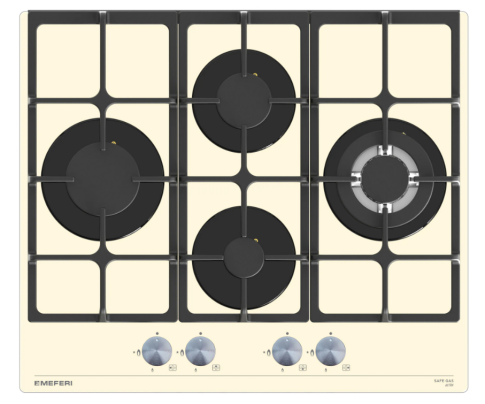 Варочная панель газовая MEFERI MGH604BG GLASS ULTRA