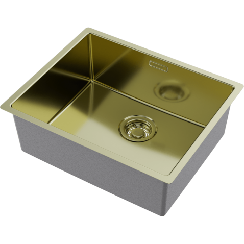 Кухонная мойка из нержавейки Omoikiri Tadzava 54-U/I-LG Ultra светлое золото