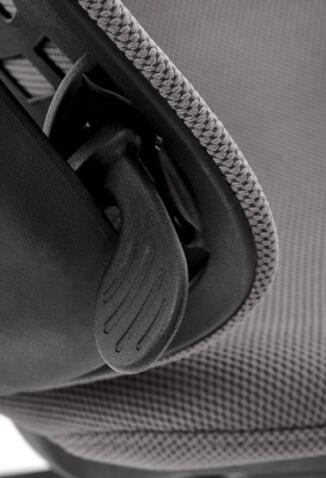 Кресло компьютерное HALMAR RUBIO серый/черный