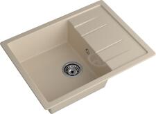 Кухонная мойка GRANFEST QUADRO Q-650L кашемир