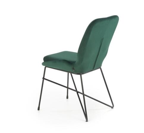Стул HALMAR K454 темно-зеленый/черный