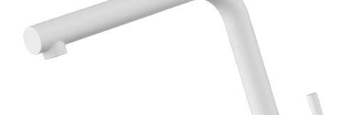 Смеситель для кухни Omoikiri Nakagawa-P-WH белый