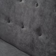 Диван SIGNAL NORDIC 2 Velvet Bluvel 14 серый/бук