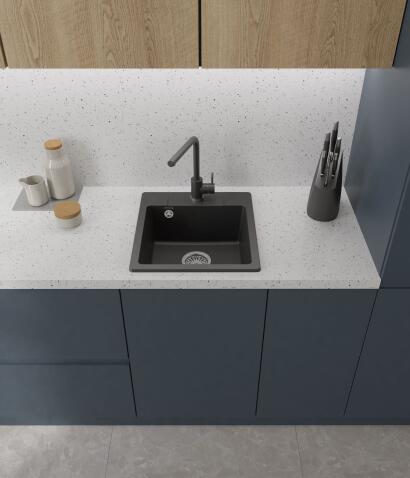 Кухонная мойка GRANFEST URBAN UR-245 черный
