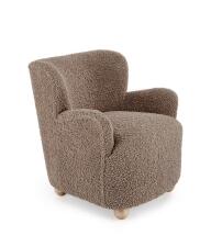 Кресло HALMAR CLAUDIO капучино/натуральный