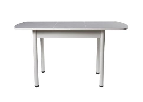 Стол ВВР Раздвижной пластиковый Будда/Прямое белый, 110-150/70