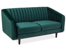 Диван SIGNAL ASPREY 2 Velvet Bluvel 78 зеленый/венге