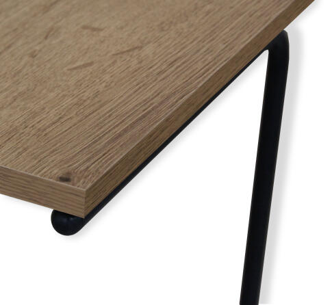 Стол журнальный Sheffilton SHT-CT9 артикул СЖ-87 дуб галифакс табак/черный муар