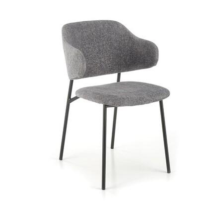 Стул HALMAR K497 светло-серый/черный