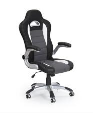 Кресло компьютерное HALMAR LOTUS черно-пепельный/серебристый