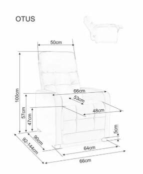 Кресло SIGNAL OTUS II Velvet Bluvel 28 раскладное, бежевый