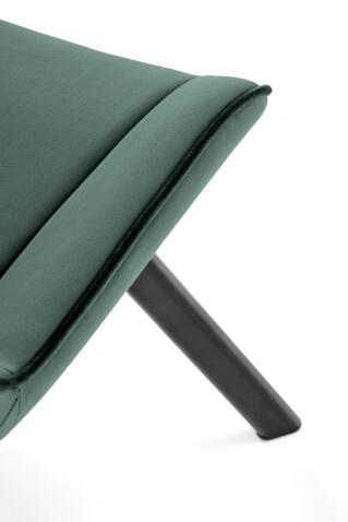 Стул HALMAR K520 темно-зеленый/черный, поворотный