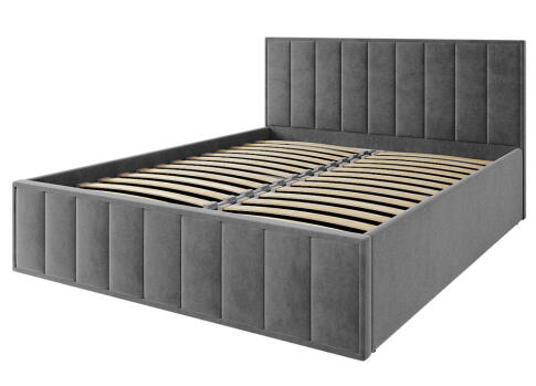 Кровать ДСВ Лана (М) 1,6 Графит Софт