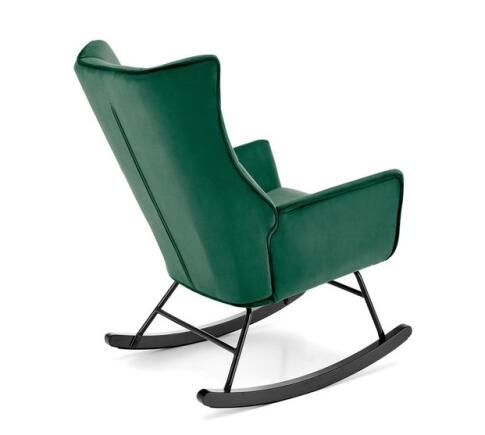 Кресло-качалка HALMAR BAZALTO зеленый