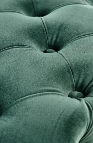 Скамья HALMAR ATHENA темно-зеленый/золотой