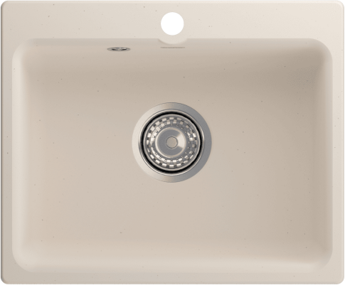 Кухонная мойка GRANFEST SMART SM-520 белый + сифон