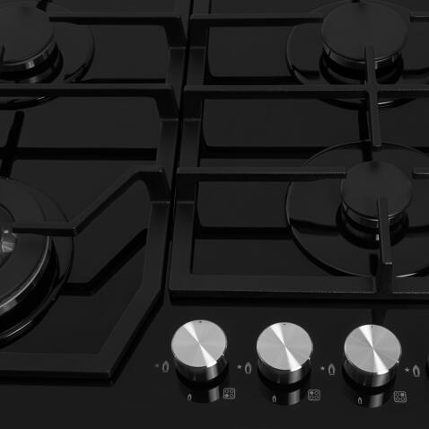 Поверхность газовая ZORG TECHNOLOGY HAG61 FDW black silver