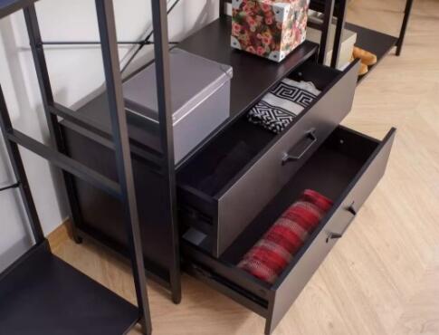 Стеллаж SIGNAL RIN C черный 200/80