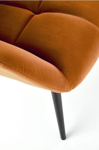 Кресло HALMAR TYRION корица/черный