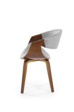 Стул HALMAR K544 серый/орех