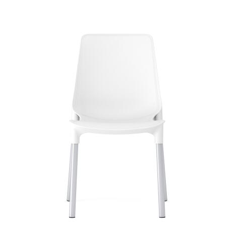 Стул Sheffilton SHT-ST75/S424 белый/хром лак