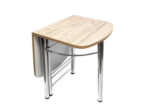 Стол ВВР Пристенный Дуб кера, пластик 55/55/70