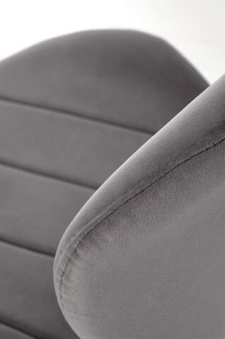 Стул HALMAR K538 серый/черный