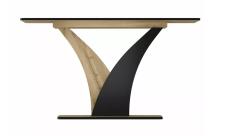 Стол обеденный SIGNAL VENTO дуб артизан/черный 120-160/68