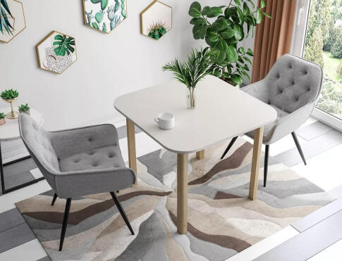 Стол обеденный SIGNAL DANTE II кашемир/дуб кремона 90-130/90