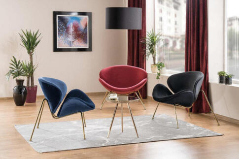 Стол журнальный SIGNAL BORA C зеркальный/хром, 41/46