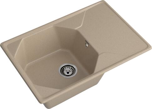 Кухонная мойка GRANFEST UNIQUE U-740L песочный