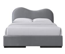 Кровать HALMAR AMBER серый, 160/200
