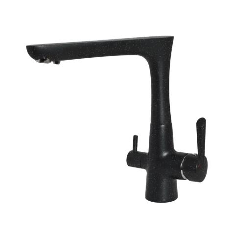 Смеситель для кухни GRANFEST 3223 черный