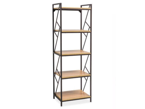 Стеллаж SIGNAL TABLO R5 дуб/т.коричневый, 180/60/40