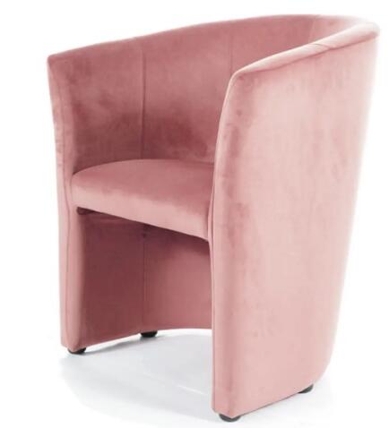 Кресло SIGNAL TM-1 Velvet Bluvel 52 античный розовый/венге